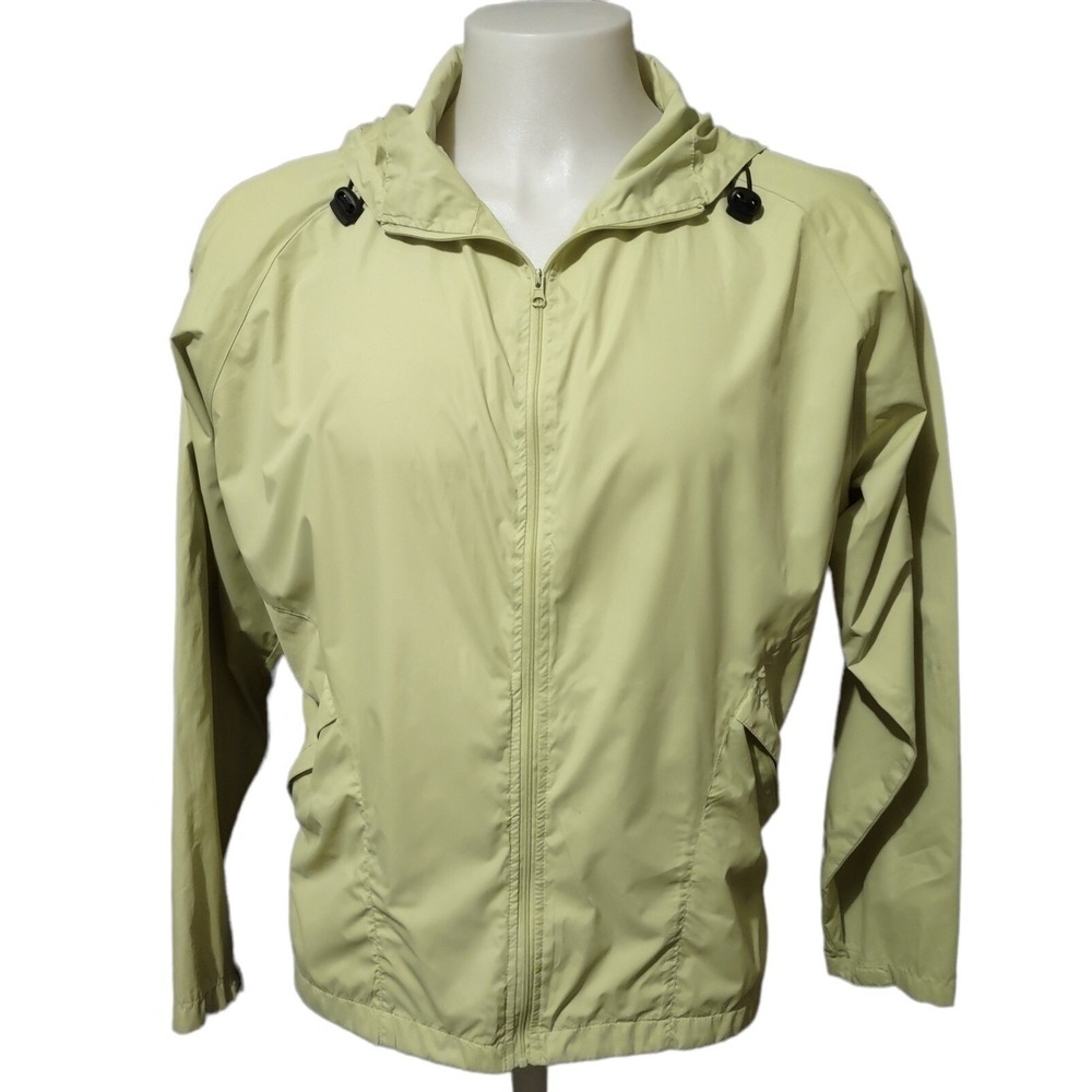 Canyon‎ Creek Jacket XL Womens Gorp Norm Core Green Hooded Windbreaker Zip